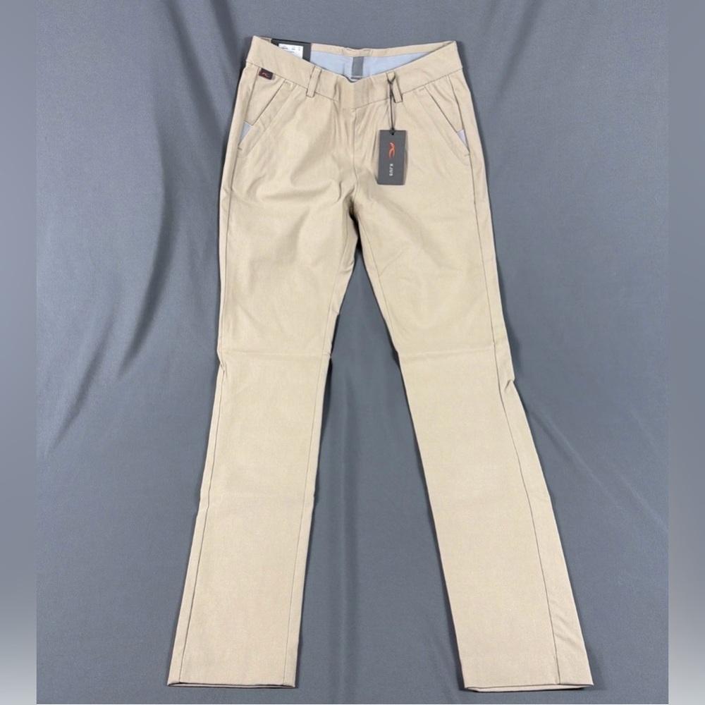 KJUS Womens Golf Pants Ikala Treggings Medium Oxford Tan Viscose Polyamide